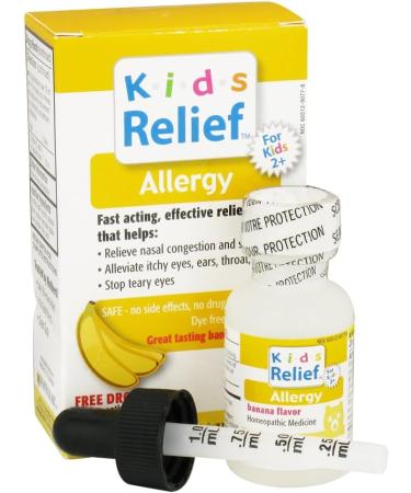 Homeolab USA Kids 0-9 Allergy Banana 0.85 fl oz - Buy Online on GoSupps.com
