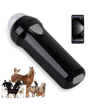 Vanenfere veterinary ultrasound scanner B ultrasound device with a convex 3.5 MHz probe suitable pregnancy for medium-sized animals such as pigs sheep black