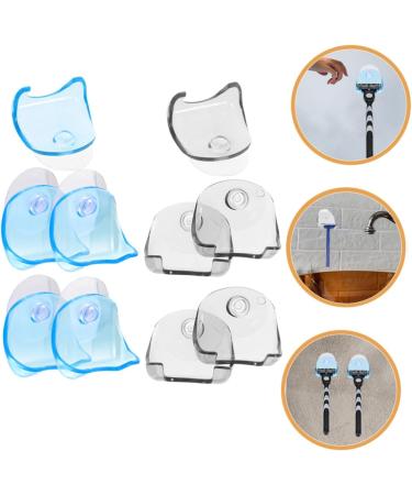 Buy CIMAXIC 10 ST Razor Holder Suction Cup Hooks for Bathroom & Shower | Best Shaving Organizer - Buy Online on GoSupps.com