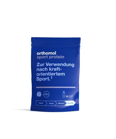 Orthomol Sport Protein - Regeneration after the strength sport - protein powder with creatine and BCAAS - vanilla taste - powder 16 hours of daily portions - Buy Online on GoSupps.com