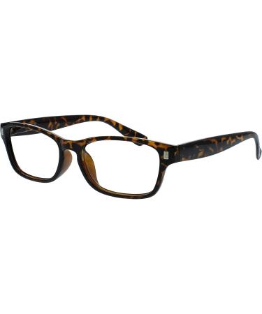 UV Reader Brown Tortoise Reading Glasses 2 Pack for Men & Women - +1.00 Diopters | UVR2PK010 - Buy Online on GoSupps.com