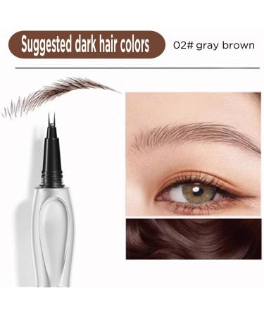 Waterproof eyebrow pencil ual tip eyebrow liner for natural definition Longlasting smudgeresistant eyebrow pen for precise shaping and allday eye makeup 03 - Buy Online on GoSupps.com