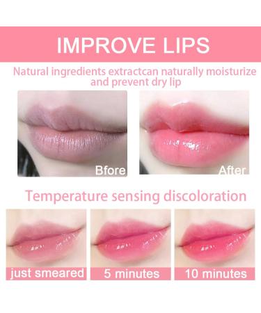 BINGBRUSH Mood Color Changing Lipstick Queen - Long Lasting Moisturizer & Color Tint Lip Balm Set for Women (Pink Flower) - International Shipping Available - Buy Online on GoSupps.com