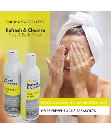 Hypoallergenic Eczema Body Wash for Face & Body - Moisturizing, Unscented Formula for Dry, Acne-Prone Skin - Suitable for Adults - All Skin Types - Buy Online on GoSupps.com