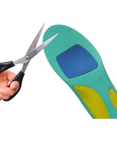 Orthotic Arch Support Insoles for Men & Women - Shock Absorption & Cushioning Inserts for Running & Work Boots - Trim-to-Fit - Buy Online on GoSupps.com