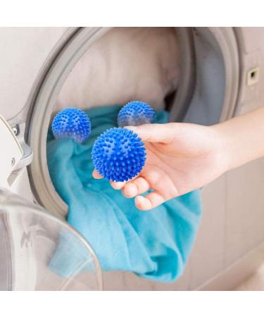 4 Pcs Reusable Dryer Tumble Balls - Speed up Drying, Reduce Creases - Durable Plastic Laundry Dryer Balls - Buy Online on GoSupps.com