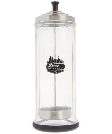 Shaving Factory Professional Grade Disinfectant Jar - 37 Ounce | Large Size | Ideal for Salons & Spas | Buy Internationally - Buy Online on GoSupps.com