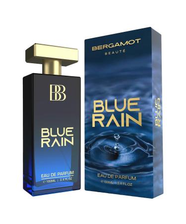 Bergamot Beaute Blue Rain Eau De Parfum | Best Perfume for Men with Aquatic and Musk for All Occasions | Long Lasting Premium Fragrance for Man 100ml