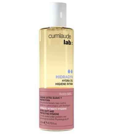 Cumlaude Lab - Hydra Oil Hygi ne Intime Huile Nettoyante Intime Hydratante Soulage les D mangeaisons et les Irritations Action molliente avec Huile d Amande Douce et Vitamines B et E 200 ml