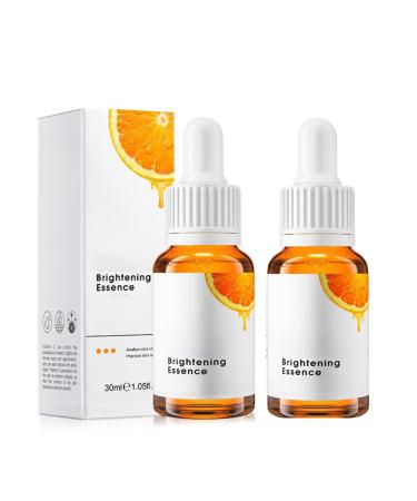Beslibate Natural & Organic Vitamin C Serum Vitamin Face Serum Anti-Wrinkle Anti-Dark Spot Anti-Aging and Brightening for Neck Heels and Eye Contour 30 ml*2 serum8-1