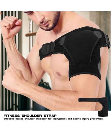 Shoulder Brace - Adjustable Neoprene Rotator Cuff Support & Compression Sleeve for Fitness & Torn AC Joint - Breathable Shoulder Protector - Buy Online on GoSupps.com
