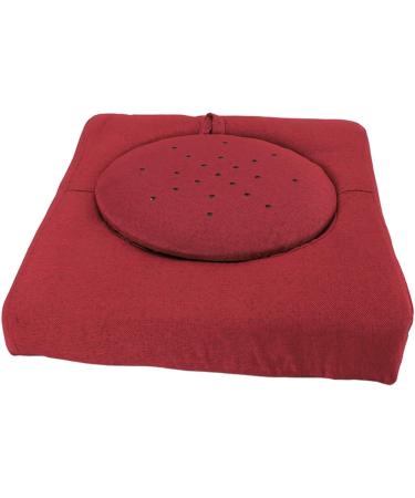 Moxibustion Cushion Set - Linen Sponge Filling Smoke Protection Slopes Easy to Clean Red Shockers for Stomach Relief | International Shipping - Buy Online on GoSupps.com