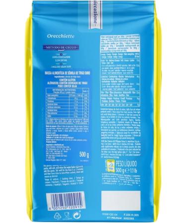  Italian Gourmet E.R. 10 x Cecco Pasta 100% Italian Orecchiette No. 91 500g + Italian Gourmet Pulp 400g - Buy Online on GoSupps.com