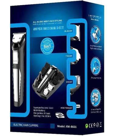 Pro Hair Clipper Electric Hair Trimmer for Men All in One Hair Trimmer Waterproof Eyebrow Body Nose Ear Beard - Buy Online on GoSupps.com