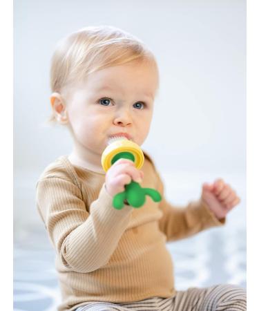 Lollaland 2-in-1 Cactus Fruit Feeder Pacifier for Babies - Food Teethers with Silicone Pouch - Buy Online on GoSupps.com