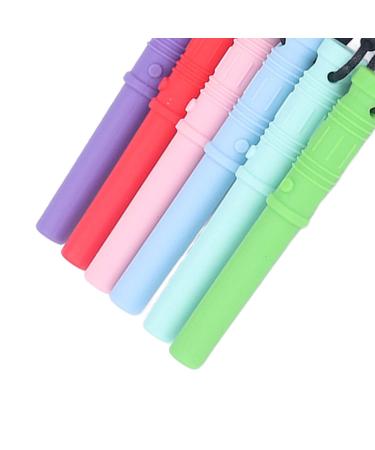 6-Piece Sensory Dental Necklace Set | Food-Safe Silicone Chewing Necklaces for ADHD | Soothing & Soft Teething Solutions - Buy Online on GoSupps.com