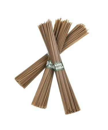 King Soba 3-Pack Gluten Free Organic 100% Buckwheat Pasta Noodles - 3 Servings per 8.8oz Package - Buy Online on GoSupps.com