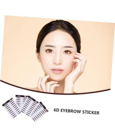 Housoutil 4pcs Eyebrow Stickers Hair-like Authentic Eyebrows Eyebrow Makeup Eyebrow Tool 6d Pearlescent Blush - Buy Online on GoSupps.com