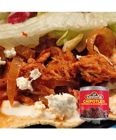 OsoRetail Chipotle in Adobo Sauce 200 g (La Coste a) with an assortment of Guajillo peppers and width (2 x 100 g) - Buy Online on GoSupps.com