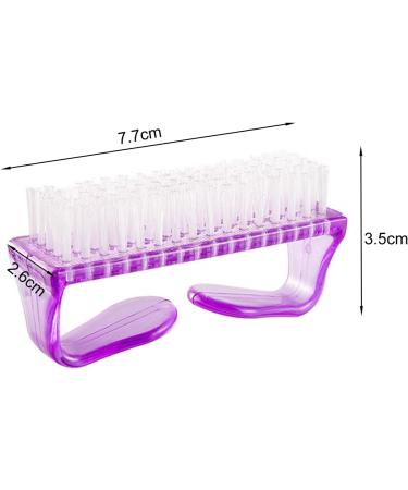 SUNTRADE Men Women Handle Grip Nail Brush Hand Fingernail Nail Brush Scrubbing Kit Pedicure for Toes and Nails Set of 6 - Buy Online on GoSupps.com