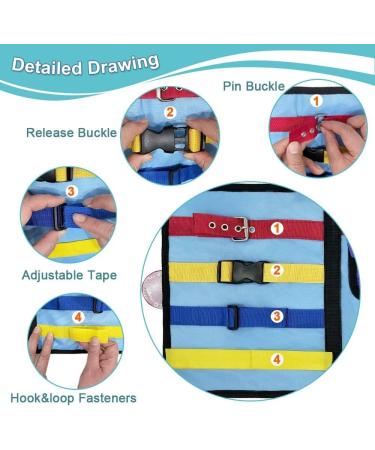 Therapeutic Fidget Blanket Muff for Dementia & Autism - Sensory Activities & Puzzles for Anxiety Relief - Memory Aid & Therapy Gift for Elderly & Alzheimer's (1 Piece) - Buy Online on GoSupps.com