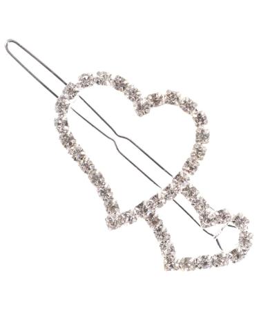 Beaupretty Metal Hairpin Women Sparkly Hair Accessories Pearl Hair Barrettes Diamond Hair Clip Hair Clips Accessories Wedding Hair Clips for Brides Pearl Tiara Miss The Flowers Side Clip