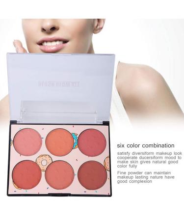 6 Colors Rouge Palette - Long-lasting Waterproof Blush for All Occasions | Multi-functional Face Make-Up | No Irritation Blush 1 Piece - Buy Online on GoSupps.com