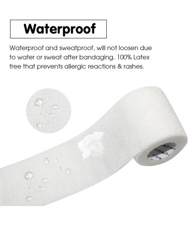COMOmed Self Adherent Cohesive Bandage 3x5 Yards - 12 Rolls Set | Latex-Free First Aid Wrap for Wrist, Ankle Sprains and Swelling - Buy Online on GoSupps.com
