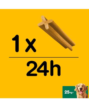Buy Pedigree DentaStix Multipack for Large Dogs ( 25kg) 1.1 kg Treats for Dental Health | International Shipping Available - Buy Online on GoSupps.com