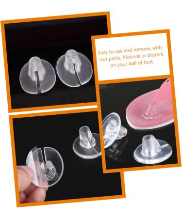 FOMIYES 12pcs Silicone Thong Protector Pads for Sandals | Clear Toe Protectors & Gel Grinding Feet Forefoot Pads - Perfect for Beach Wear - Buy Online on GoSupps.com