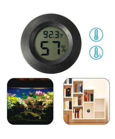 TEHAUX 5-Pack Mini Hygrometer Thermometer Digital LCD Monitor Indoor Outdoor Reptile Pet Humidity Meter Gauge for Humidifiers Dehumidifiers Greenhouse Basement Babyroom Fahrenheit or Celsius - Buy Online on GoSupps.com