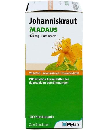 St. John's Wort Madaus 425 mg Hard Capsules - Boost Mood & Well-Being | International Shipping Available - Buy Online on GoSupps.com