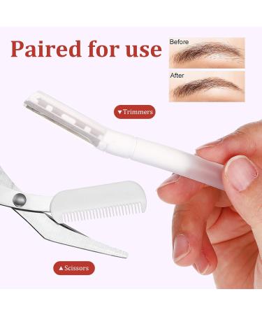 WEKADRIN Safe Flexible Eyebrow Trimmer with Design Comfortable Nonslip Handle Precise Effective Eyebrow Care for Beginners Advanced - Buy Online on GoSupps.com