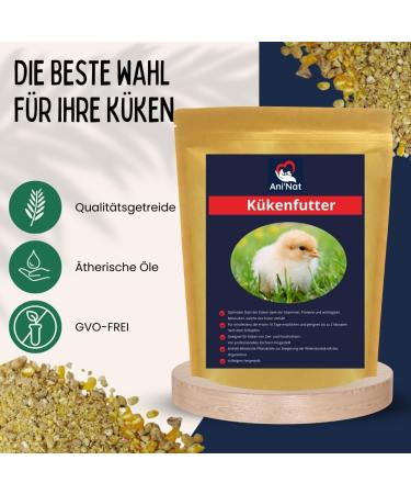 Aninat Chick Food - Premium Starter Feed with Vitamins Proteins & Minerals | Antibiotic-Free & Non-GMO (1.8 kg) - Buy Online on GoSupps.com