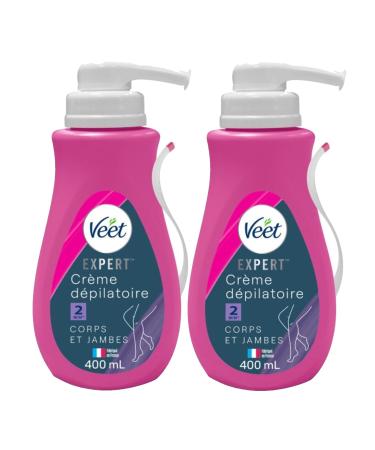 Veet - Cr me D pilatoire Expert 400mL - Lot de 2