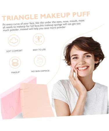 Anneome 2 Sets Triangle Puff Wedge Foundation Sponge Triangle Makeup Sponges Loose Makeup Blending Sponge Makeup Puff Powder Puff Makeup Wedges Cosmetic Hydrophilic Polyurethane Puffs - Buy Online on GoSupps.com