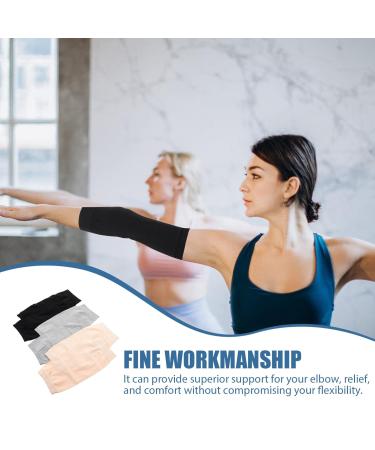Minkissy 3 Pairs Elbow Brace & Arm Sleeves for Tendonitis | Sun Protection & Support for Men & Women - Buy Online on GoSupps.com