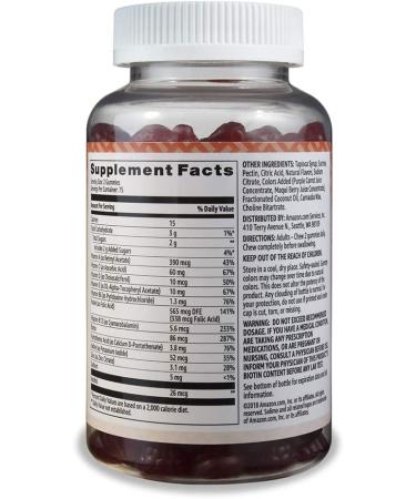 Solimo Adult Multivitamin 150 Gummies - 75-Day Supply | Amazon Brand - Buy Online on GoSupps.com