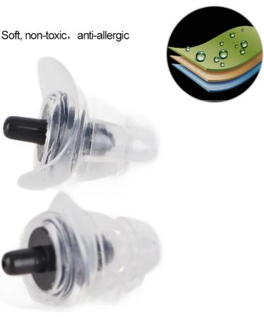 27dB Anti Noise Earplugs for Concerts & Festivals - Premium Hearing Protection with Gel & Filter Technology (Black - Buy Online on GoSupps.com