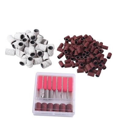 Mikinona 1 Set Set Manicure Tool Kit Nail Grind Head Nail Art Equipment Nails Professional Nail File Electric Nail Drill Kit Sanding Bands Manicure Tools Professional Sanding Bands