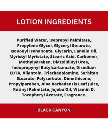 Black Canyon Christmas Candy Cane Scented Body Lotion with Lanolin and Jojoba Oil 12 Oz (2 Pack) - Buy Online on GoSupps.com