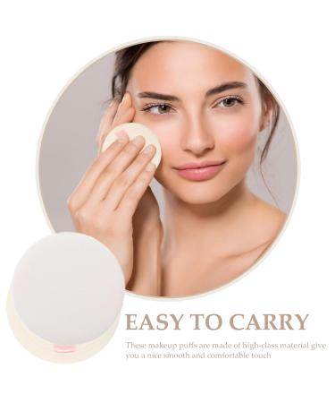 FRCOLOR 25 Pcs Portable Makeup Powder Puffs - Breathable Round Cosmetic Puffs for Foundation & Cream - Ideal for Girls & Beauty Enthusiasts - Buy Online on GoSupps.com