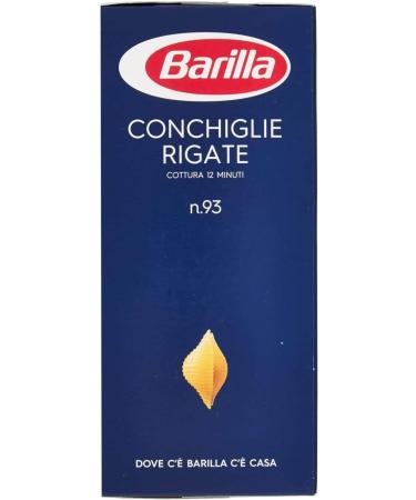  Ducomi Barilla Conchiglie Rigate 2kg pack of semolina noodles with premium ingredients for consistently delicious taste irresistible everyday quality 2kg pack 4 x 500g (Conchiglie) - Buy Online on GoSupps.com