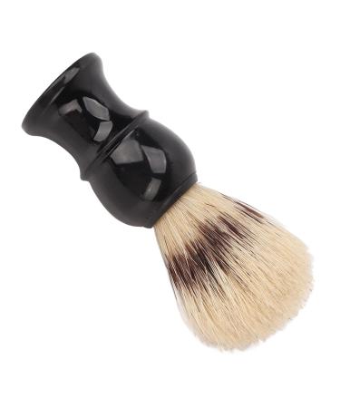 Curved Handle Shaving Brush for Men - Premium Bristles Raised Lather & Residue Cleaning Brush | International Shipping Available - Buy Online on GoSupps.com
