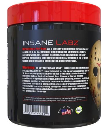 Psychotic, and Insane Veinz, Pre Workout Stack (Fruit Punch) - Buy Online on GoSupps.com