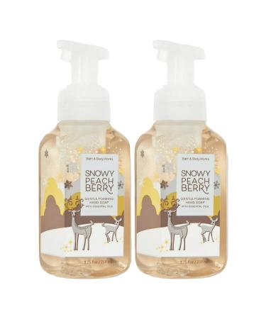 Bath and Body Works Snowy Peach Berry Gentle Foaming Hand Soap Set of 2 8.75 Ounce | International Shipping Available - Buy Online on GoSupps.com