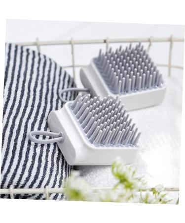 Beatifufu 2Pcs Shampoo Massage Brush for Scalp Cleansing Manual Massage Brush for Women Pets for Exfoliation Comfortable Easy to Use - Buy Online on GoSupps.com