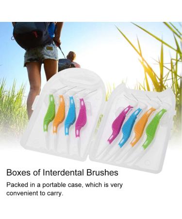 Soft Interdental Brushes Set | 8 pcs Dental Care Tools for Braces Bridges & Oral Hygiene - Dispo Tootfor HPIcks - Buy Online on GoSupps.com