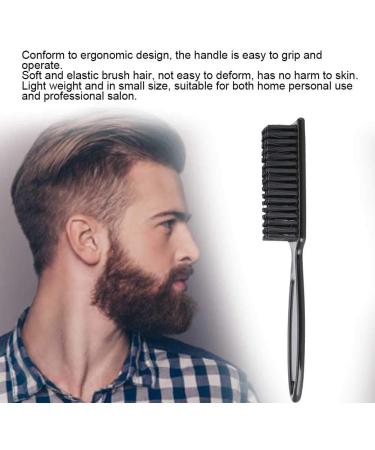 Beard Shaving Brush for Black Men - Soft Elastic Neck Hair Dust Remover | Clean & Groom Effortlessly - Buy Online on GoSupps.com