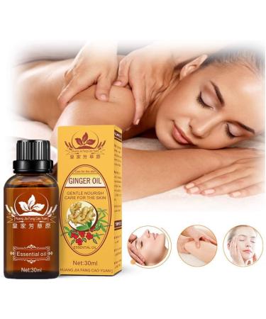 Buy 100% Pure Ginger Root Essential Oil - Lymphatic Drainage & Massage Oil for Blood Circulation & Muscle Relief - 2-Pack - Buy Online on GoSupps.com